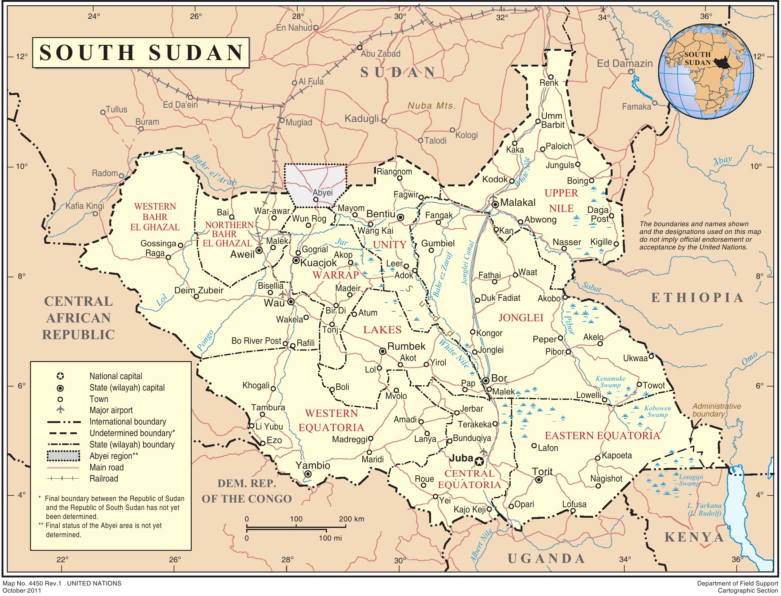 South Sudan: Provisional updates from the oil regions/Upper Nile | 21