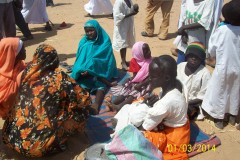 Camps for the displaced are populated largely by women and children