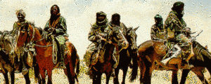 gunmen horseback militia