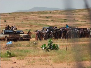 Picture 3- Militia kills civilian outside UNAMID fence