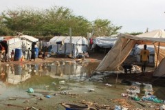 Cholera and other water-borne diseases are a major concern, although the impending rainy season is likely to make conditions much worse