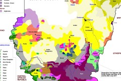 Ethnic/linguistic map of Sudan and South Sudan