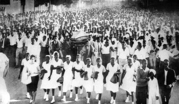 The Sudanese 'October Revolution' in 1964 that made an end to President Abboud's military rule